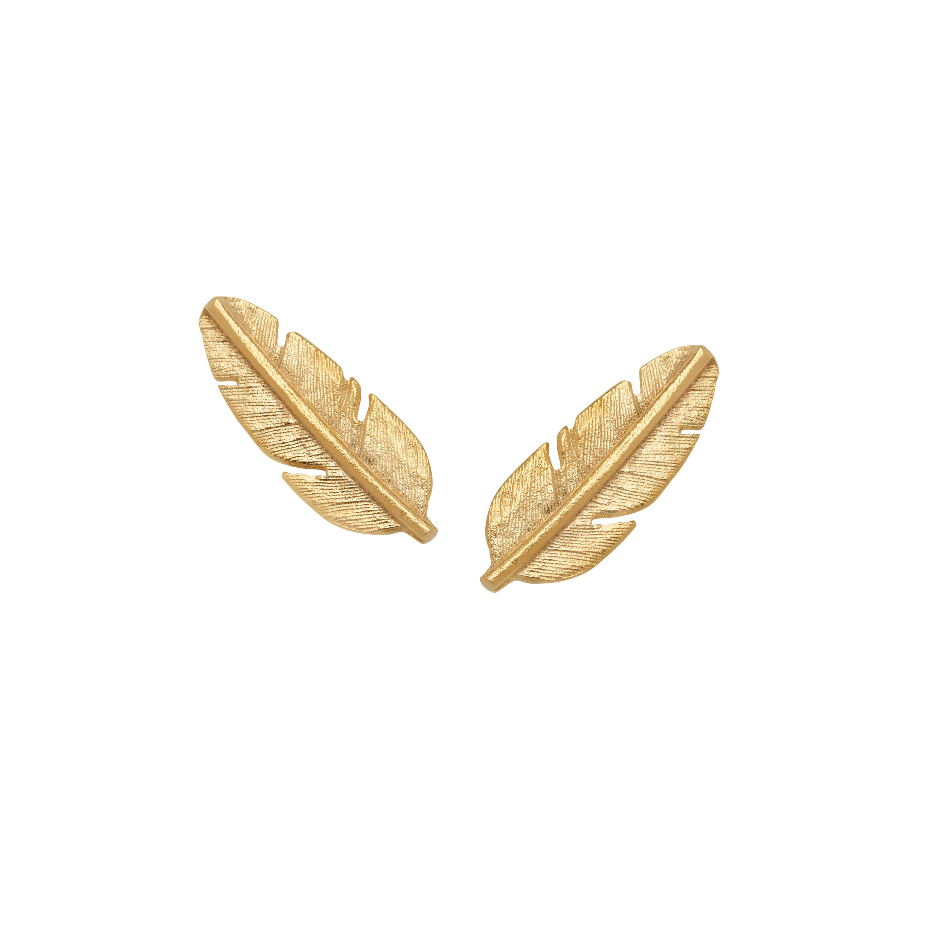 Ear studs - Feather mini