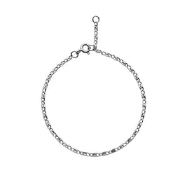 Enkelt Eva armbånd fra Maanesten i sterling sølv. Justerbar.