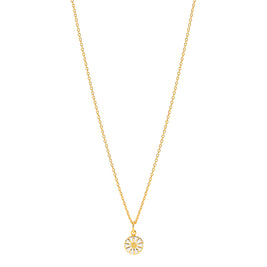 Halskæde - Marguerit 9 mm