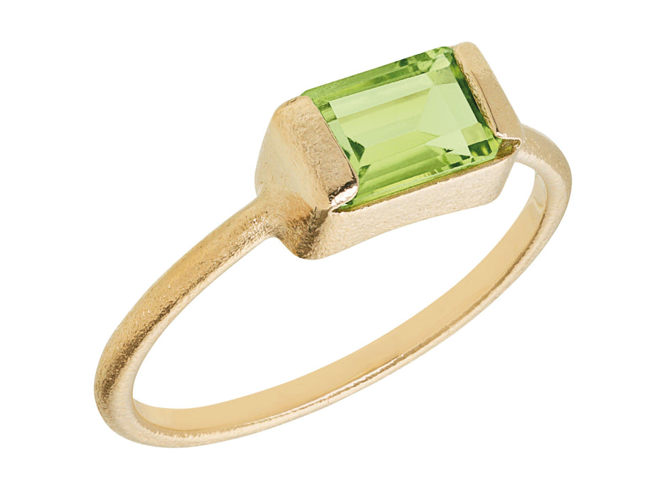 Ring - grüner Peridot
