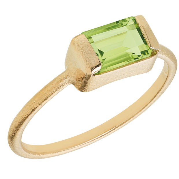 Ring - grüner Peridot
