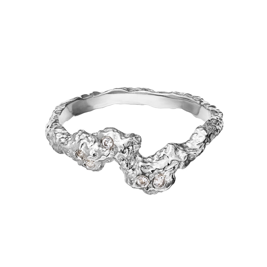 Frida ring fra Maanesten. Sterling sølv.