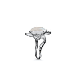 Siren ring fra Maanesten. Sterling sølv.