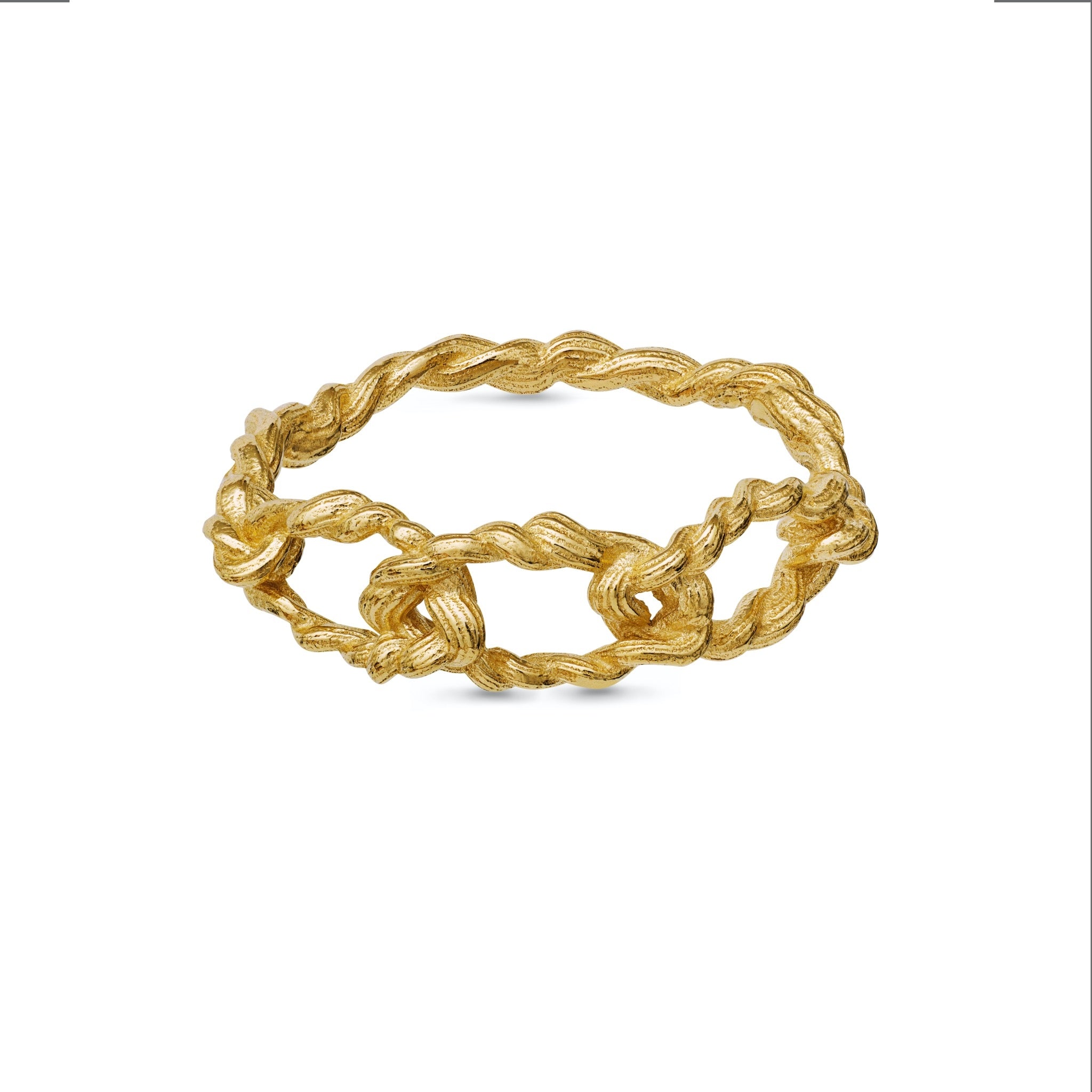 Fahima ring fra Maanesten. Forgyldt sølv.