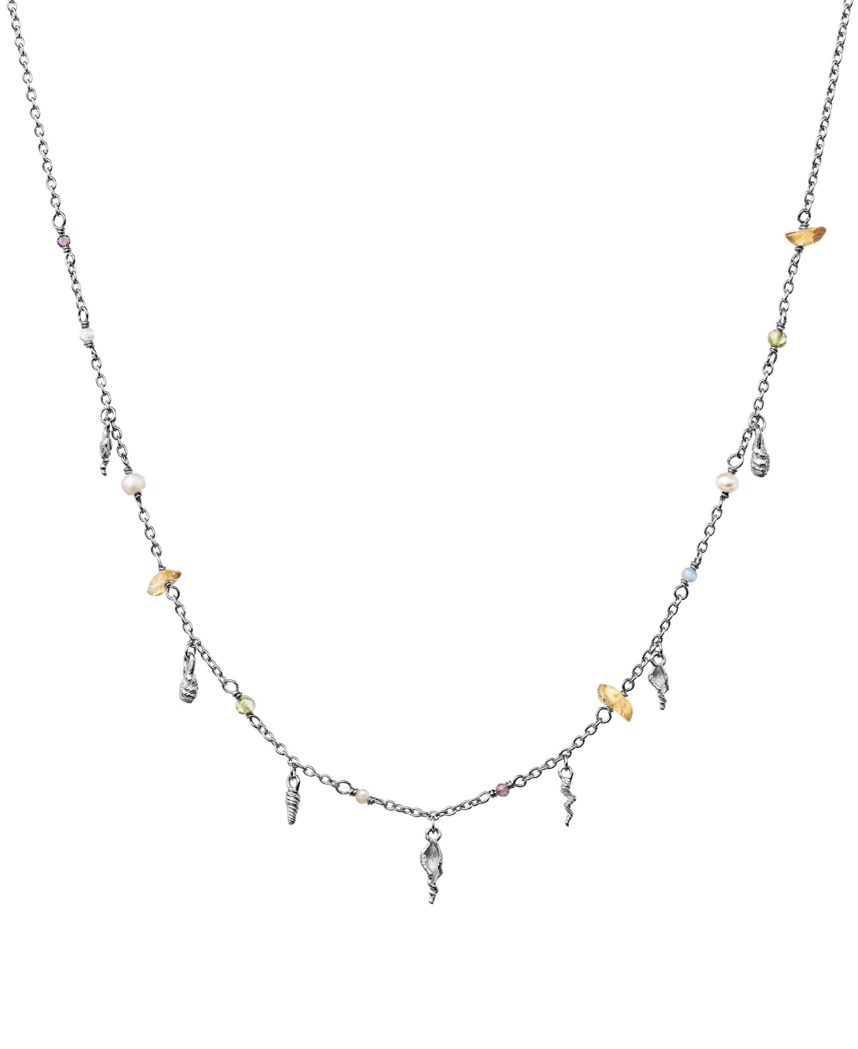 Toutsi halskæde fra Maanesten. Sterling sølv.