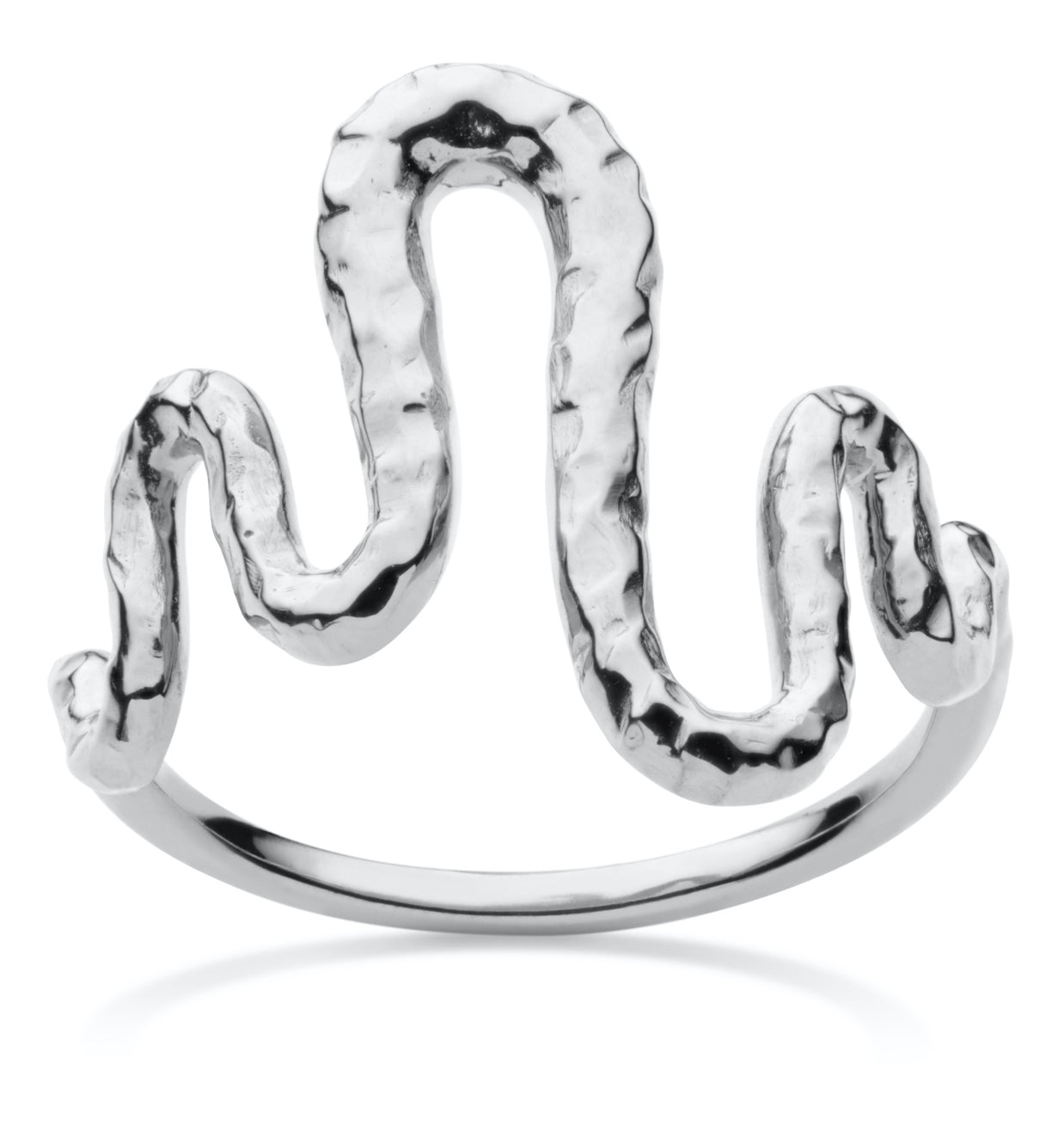 Viva ring fra Maanesten. Sterling sølv