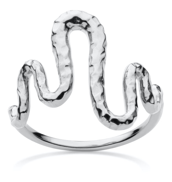 Viva ring fra Maanesten. Sterling sølv