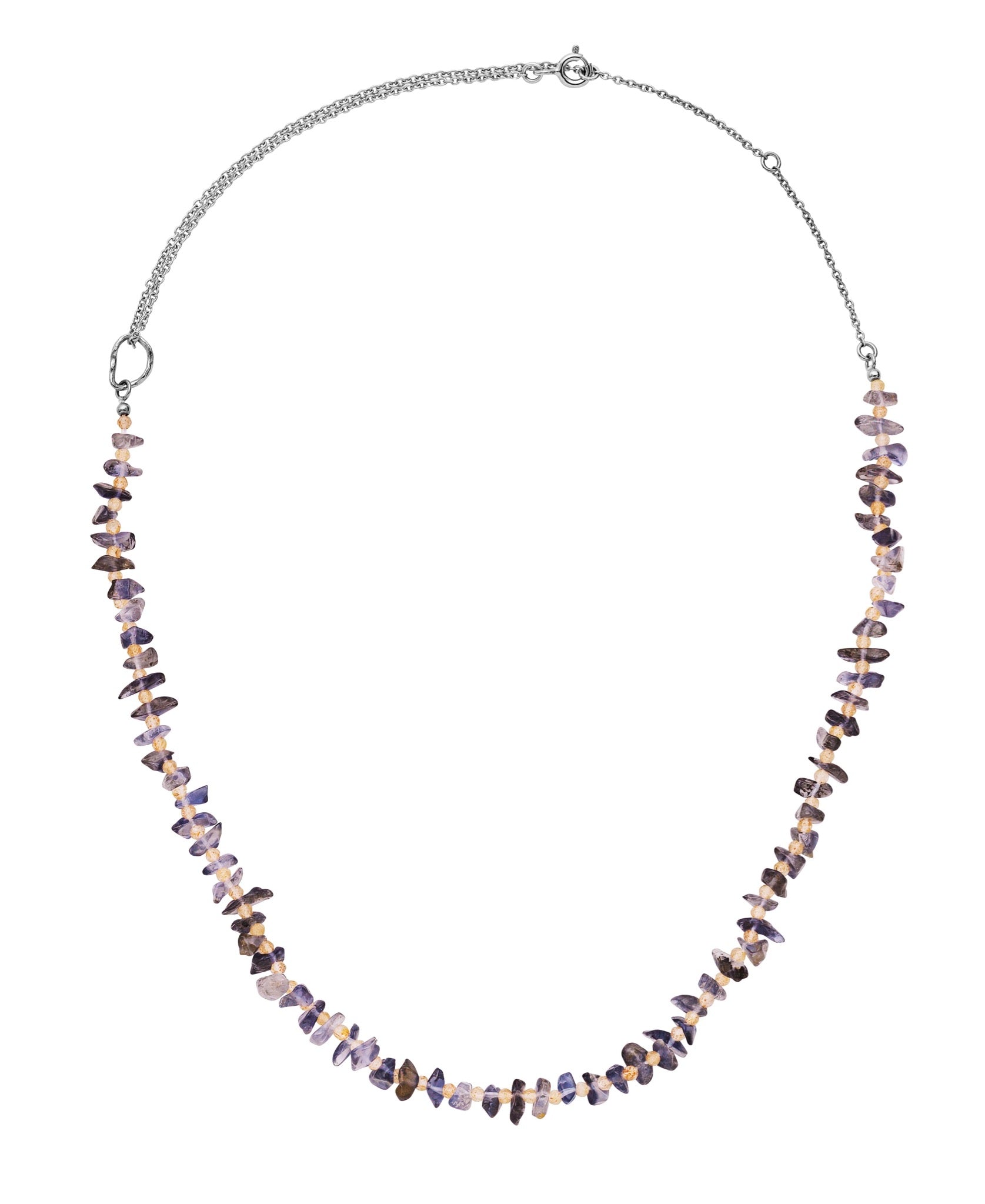 Reisme halskæde fra Maanesten. Sterling sølv.