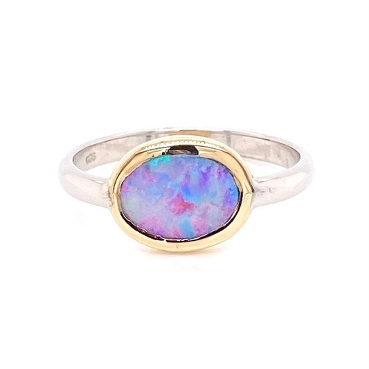 Ring - Solid opal Gsr 063