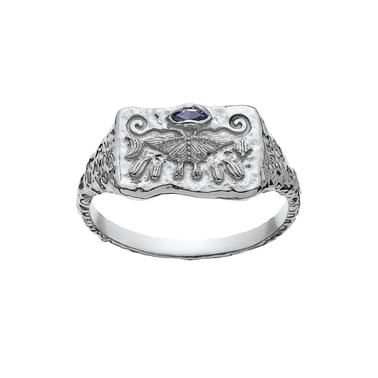 Gry ring fra Maanesten. Sterling sølv.