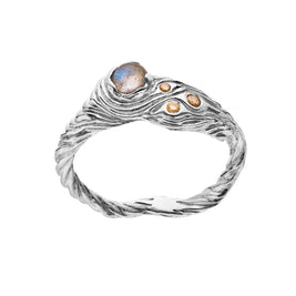 Oceana ring fra Maanesten. Sterling sølv.