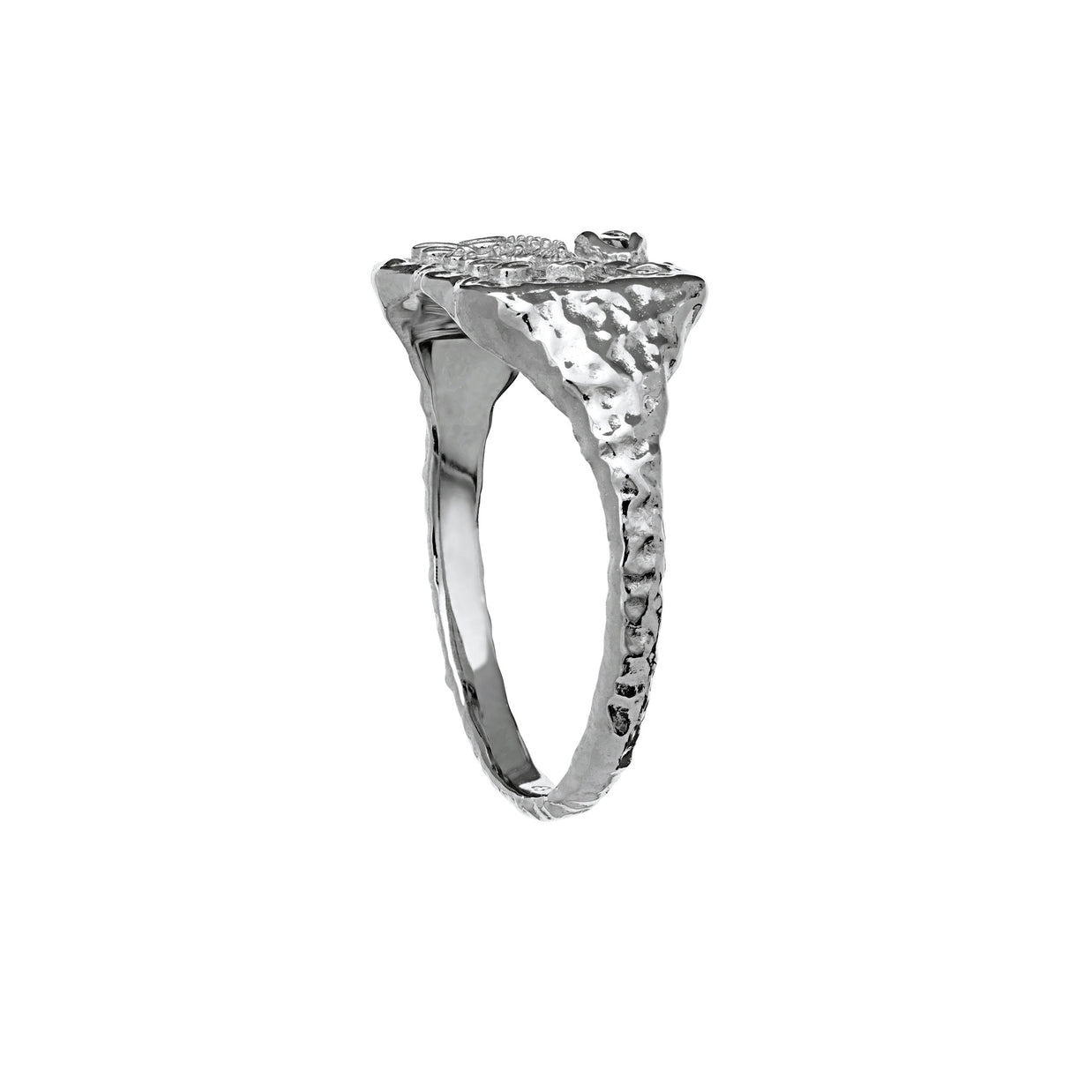 Gry ring fra Maanesten. Sterling sølv.