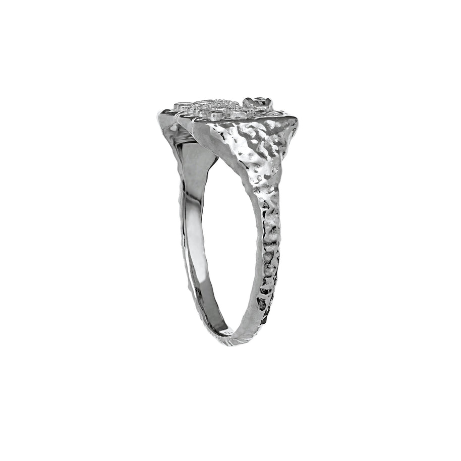 Gry ring fra Maanesten. Sterling sølv.