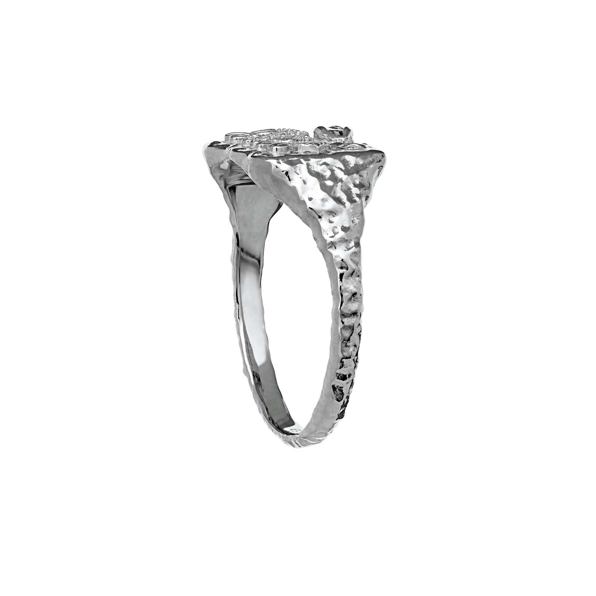 Gry ring fra Maanesten. Sterling sølv.