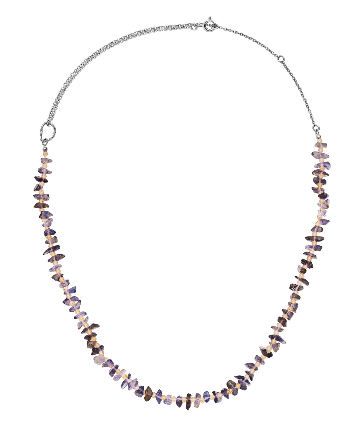 Reisme halskæde fra Maanesten. Sterling sølv.