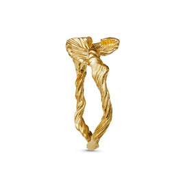 Nino ring fra Maanesten. Forgyldt sølv