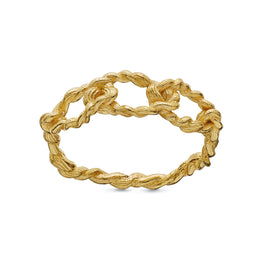 Fahima ring fra Maanesten. Forgyldt sølv.