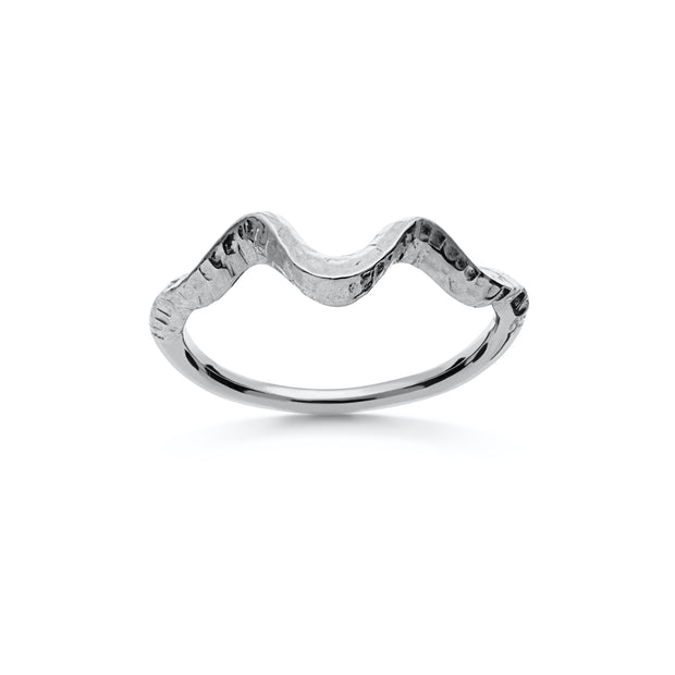 Arvia ring fra Maanesten. Serling sølv.